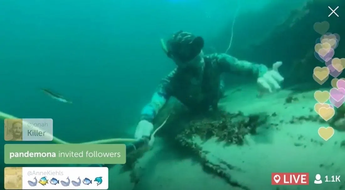 Mitch Oates Underwater Periscope